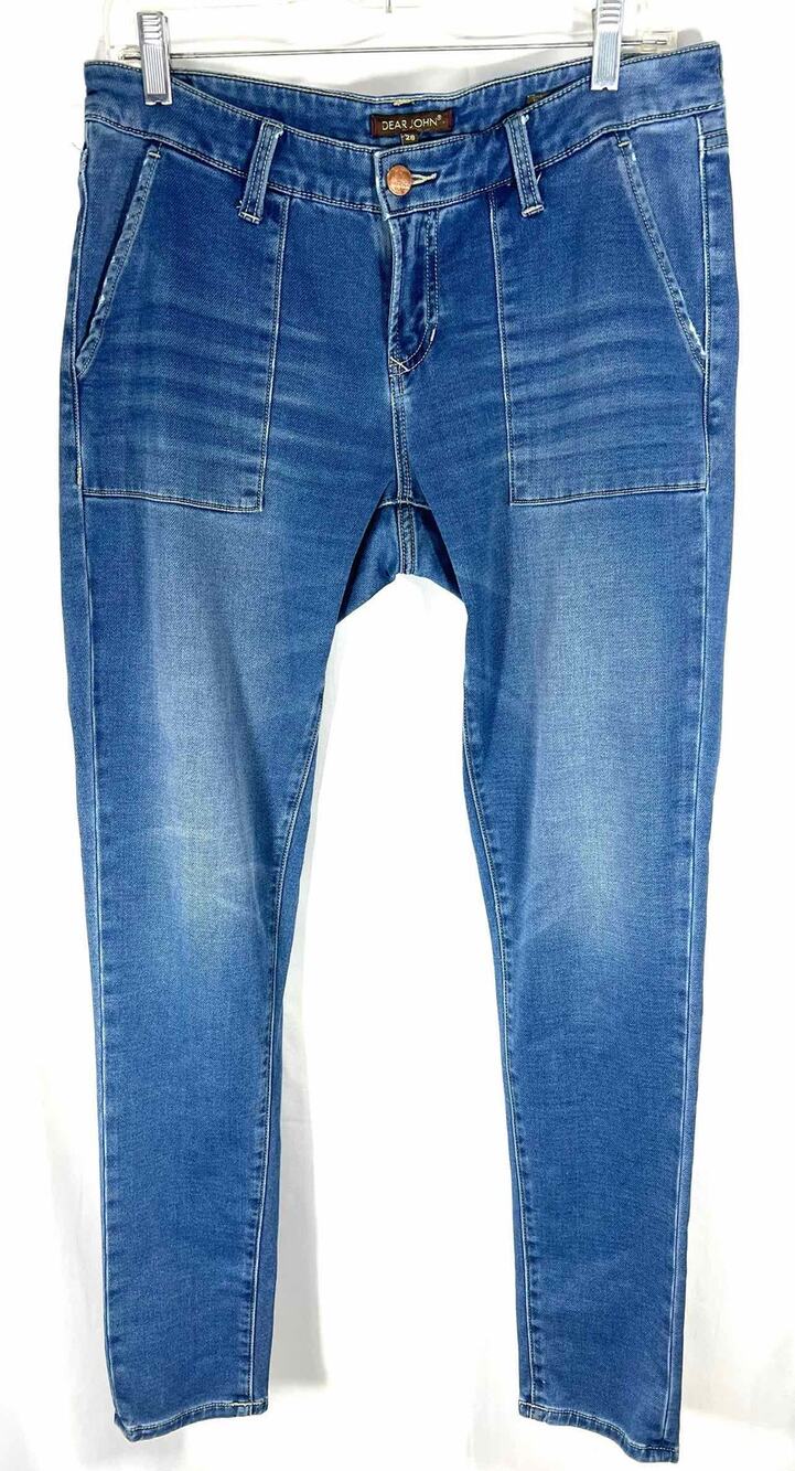 Dear John Size 28=5/6 Denim Skinny Distressed Premium Denim Jeans